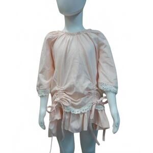 NEW DOLLCAKE girls pinkie promise dress in pink